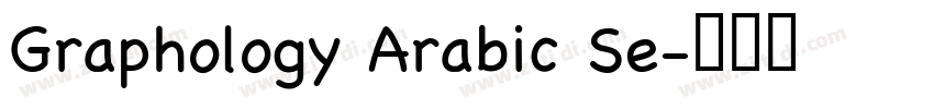 Graphology Arabic Se字体转换